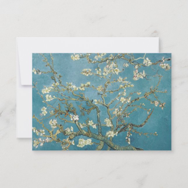 Card Vincent van Gogh Almond Blommar (Framsida)
