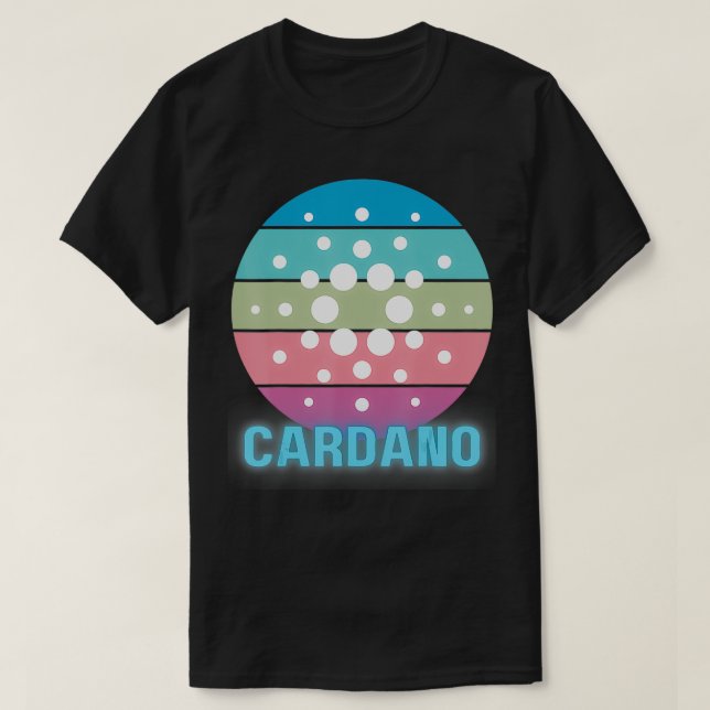 Cardano ADA Blockchain Smart Contract Crypto Crypt T Shirt (Design framsida)