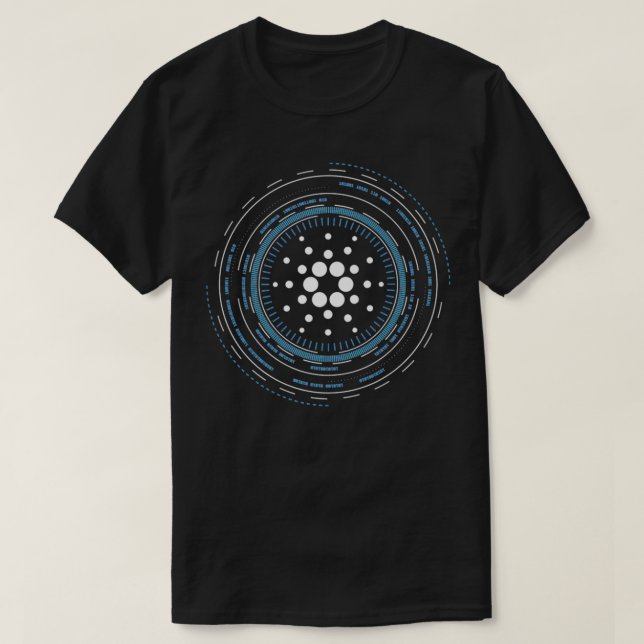 Cardano ADA Crypto Cryptocurrency Premium T Shirt (Design framsida)