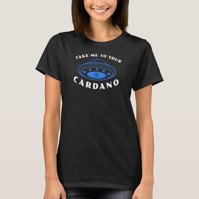 Cardano Ada Cryptocurrency Crypto T Shirt (Framsida)