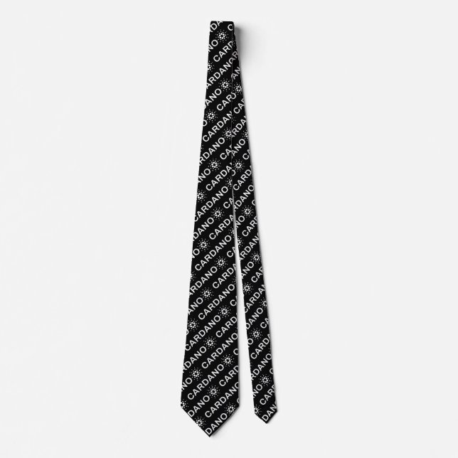 Cardano Fullt White Text - Tie Slips (Framsida)
