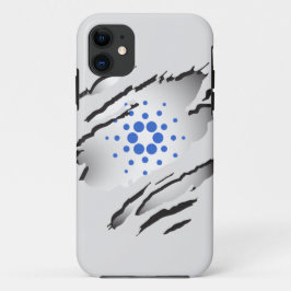 Cardano Torn Image w/ Logotyp Reveal Underneath