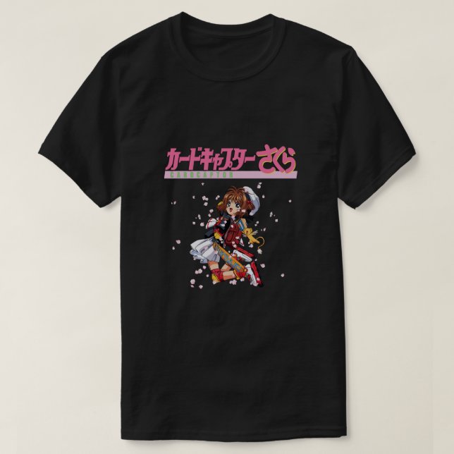 Cardcaptor Sakura Roller Skates Logotyp 1 T Shirt (Design framsida)