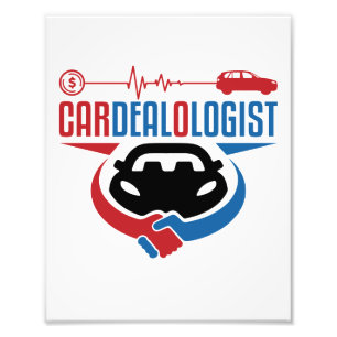 Cardealolog Car Salesman Salesperson Fototryck