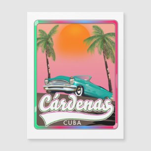 Cárdenas Cuba vintage resor poster