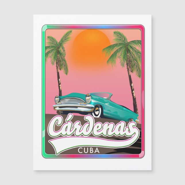 Cárdenas Cuba vintage resor poster (Framsida)