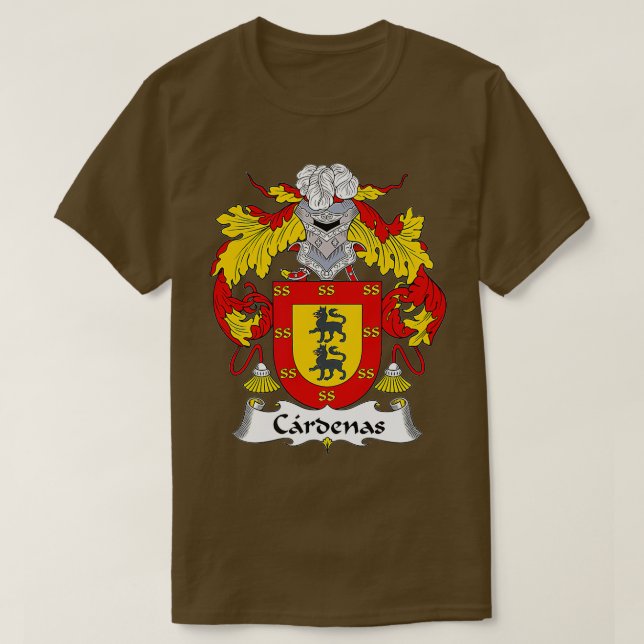 Cardenas Jackande av Arm Family Crest T Shirt (Design framsida)