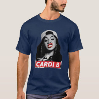 Cardi B Rapper present till fans tjej T Shirt
