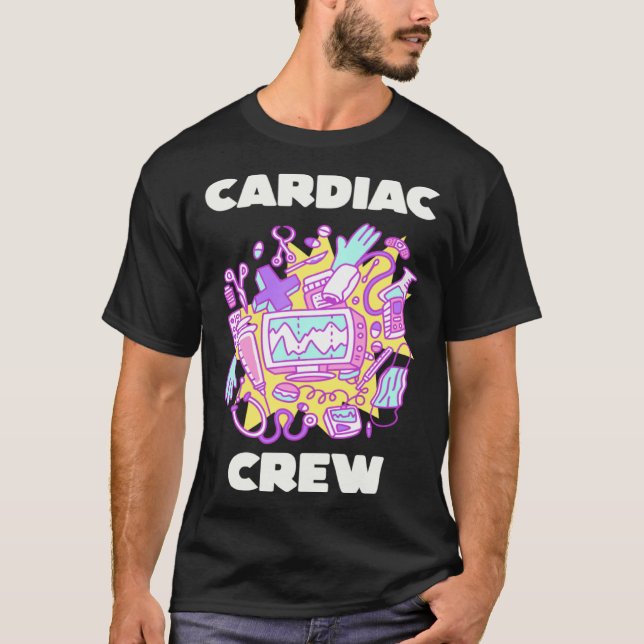 Cardiac Crew Happy Doctors Day T Shirt (Framsida)