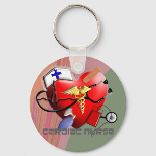 Cardiac Nurse Art Gifts Nyckelring