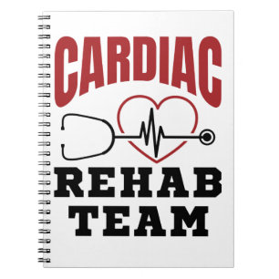 Cardiac Rehab Team Cardiolog Nurse Anteckningsbok