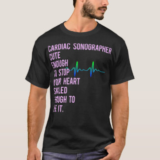 Cardiac Sonographer Echo Tech Educates RDCS Premiu T Shirt