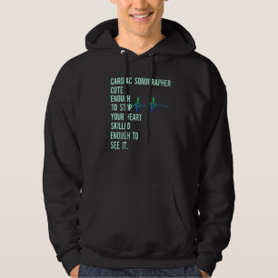 Cardiac Sonographer Echo Tech utbildar Rdcs Hoodie