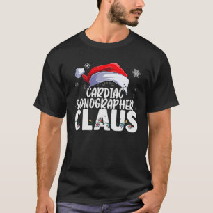 Cardiac Sonographer Jultomten jul Funny Morsa T Shirt