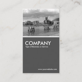 Cardiff Bay B&W - 70pc Grått Visitkort