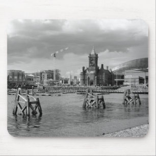 Cardiff Bay, Cardiff, Wales - Black and White Musmatta