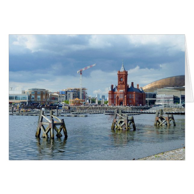 Cardiff Bay, Cardiff, Wales Hälsningskort (Framsidan Horizontal)