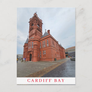 Cardiff Bay Pierhead Bygg vykort