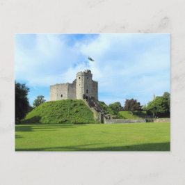 Cardiff Castle Behålla II Vykort