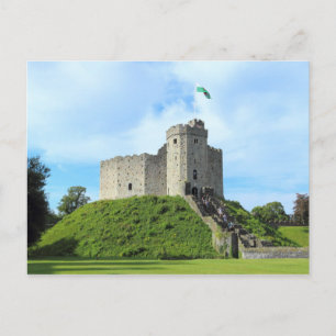 Cardiff Castle Behålla Vykort