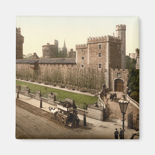 Cardiff Castle I, Cardiff, Wales Magnet (Framsidan)