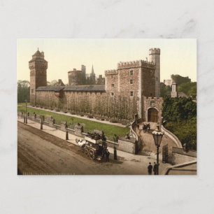 Cardiff Castle I, Cardiff, Wales Vykort