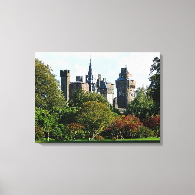 Cardiff Castle II Canvastryck (Framsida)
