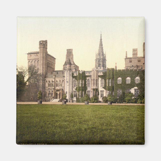 Cardiff Castle II, Cardiff, Wales Magnet (Framsidan)