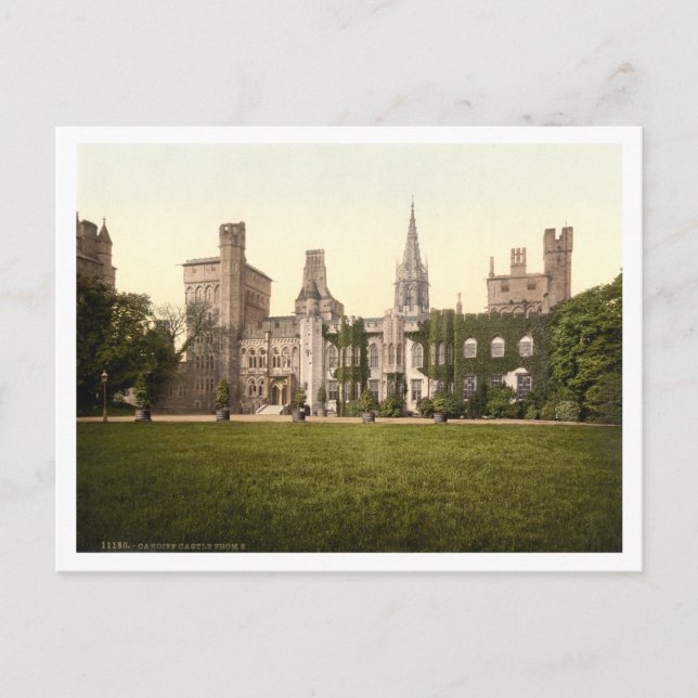 Cardiff Castle II, Cardiff, Wales Vykort (Framsida)