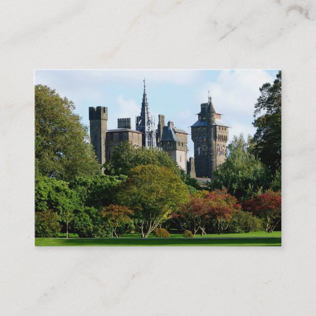 Cardiff Castle II Visitkort (Framsida)