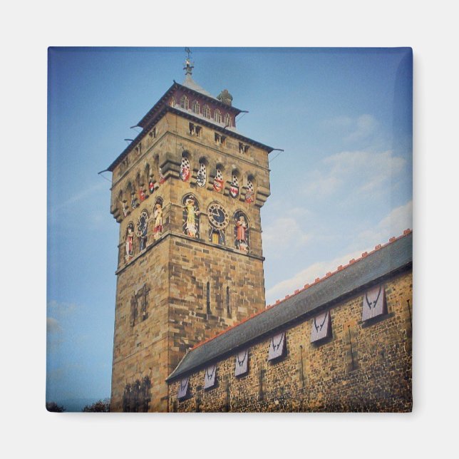 Cardiff Castle Magnet (Framsidan)