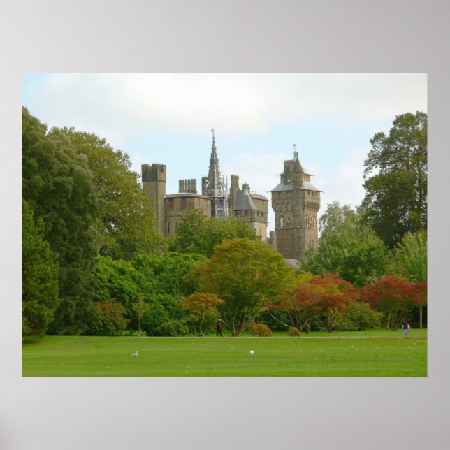 Cardiff Castle Poster (Framsidan)