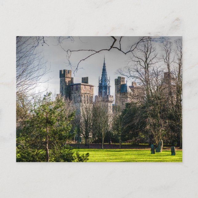 Cardiff Castle Vykort (Framsida)