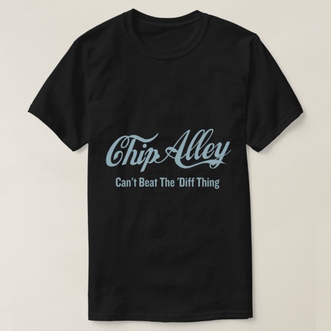 Cardiff Chip Alley, Caroline Street, Made in Cardi T Shirt (Design framsida)