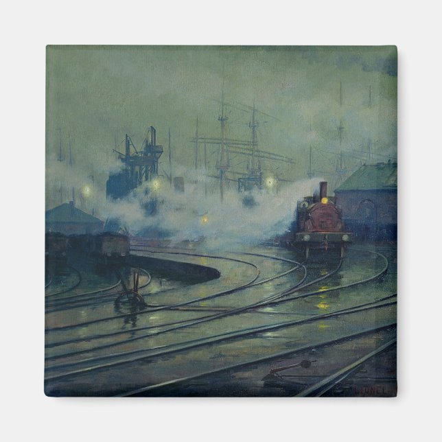 Cardiff Docks, 1896 Magnet (Framsidan)