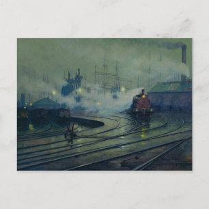 Cardiff Docks, 1896 Vykort