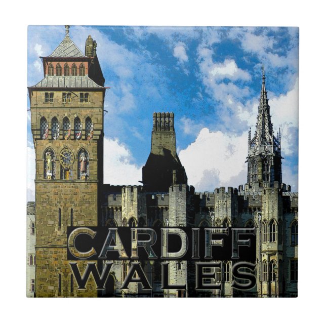 Cardiff Kakelplatta (Framsidan)