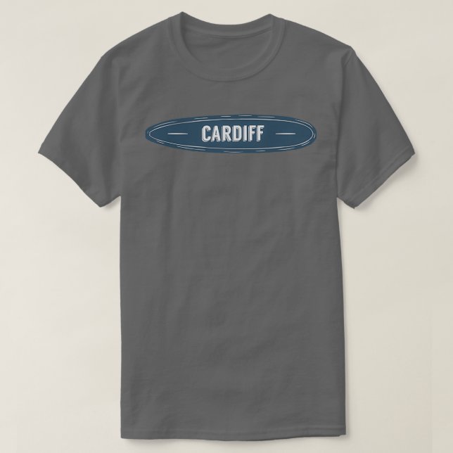 Cardiff Longboard T Shirt (Design framsida)