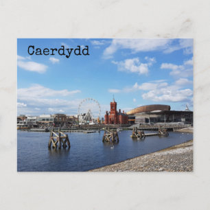 Cardiff Postcard Caerdydd Vykort
