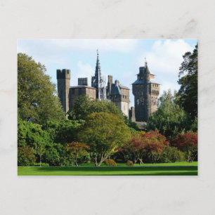 Cardiff slott II Vykort