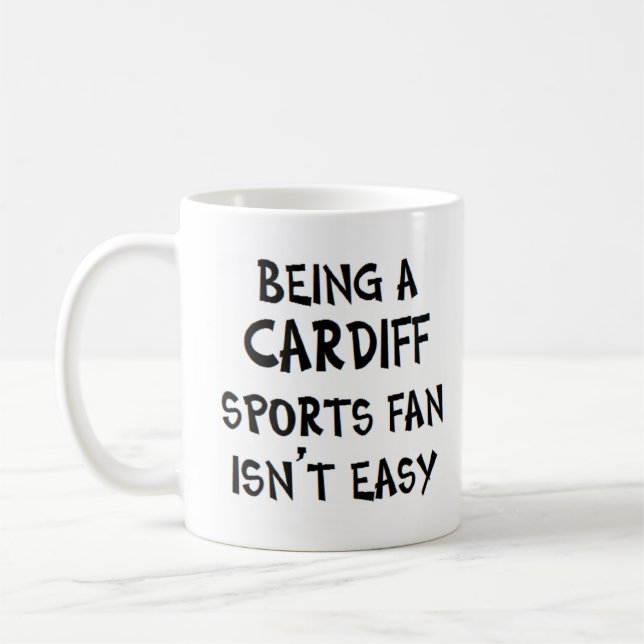 cardiff sports fan, being kaffemugg (Vänster)