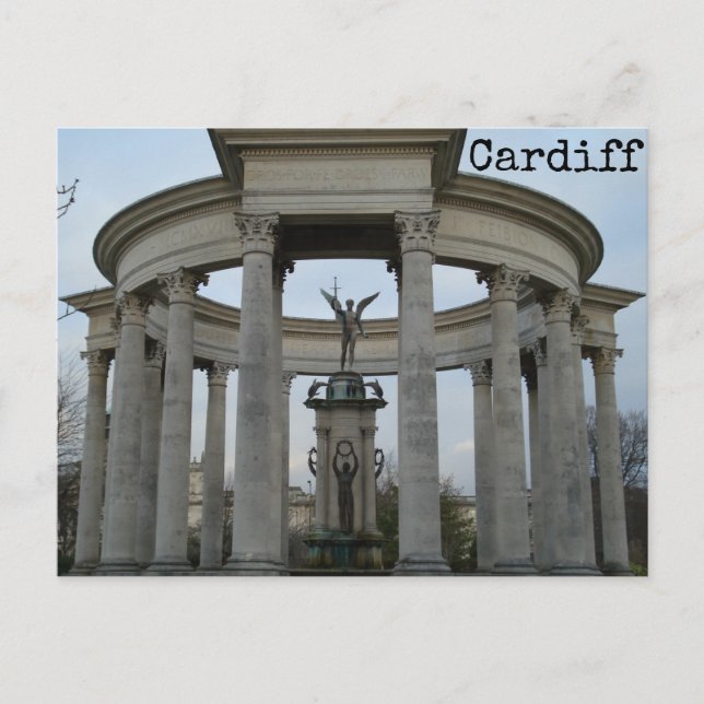 Cardiff Vykort (Framsida)