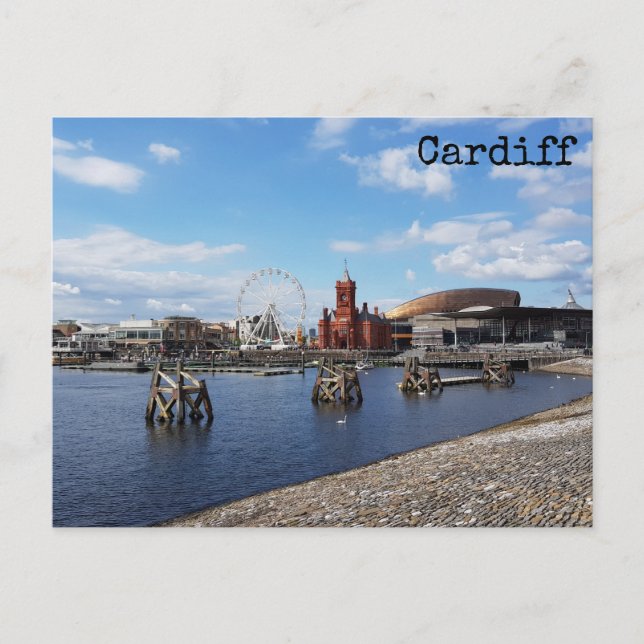 Cardiff-vykort Vykort (Framsida)
