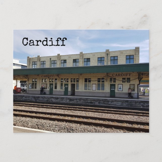 Cardiff-vykort Vykort (Framsida)