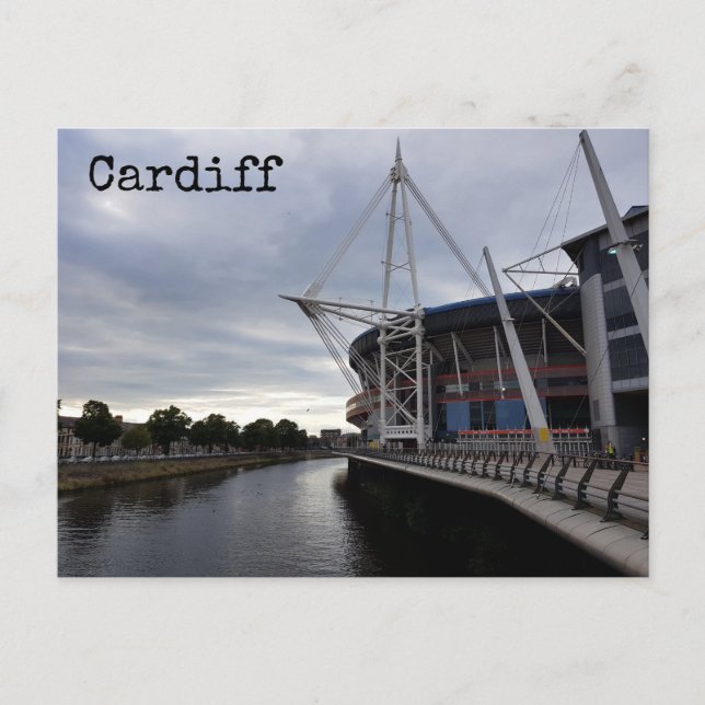 Cardiff-vykort Vykort (Framsida)