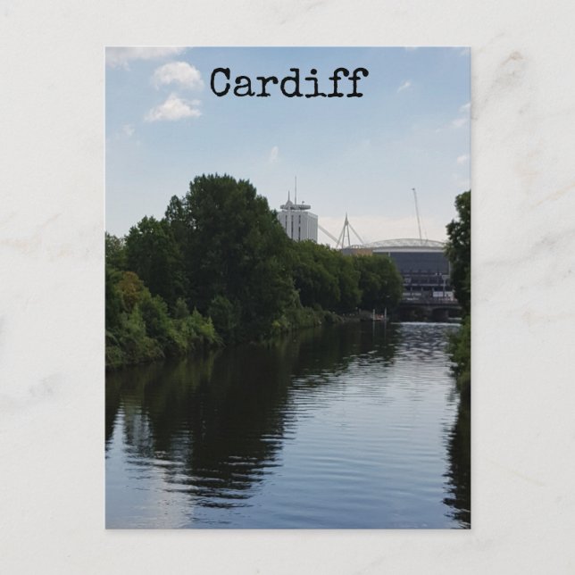 Cardiff-vykort Vykort (Framsida)