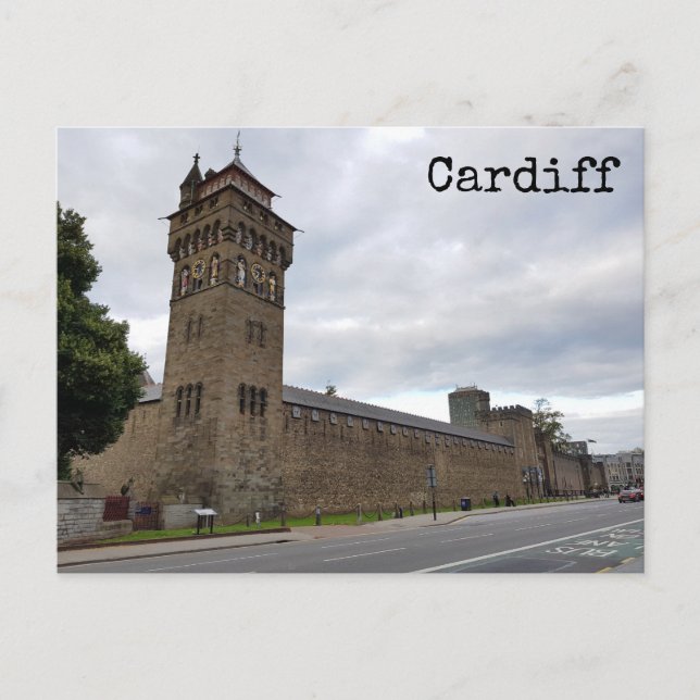 Cardiff-vykort Vykort (Framsida)