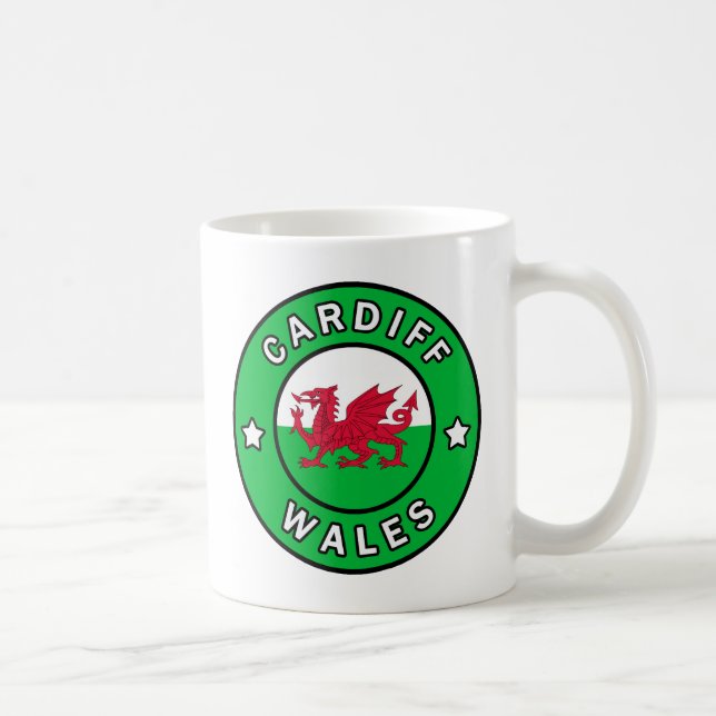Cardiff Wales Kaffemugg (Höger)
