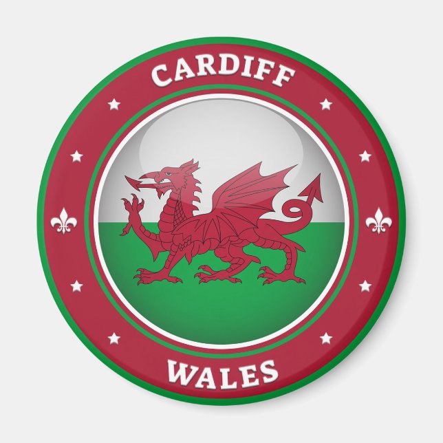 Cardiff Wales Magnet (Framsidan)
