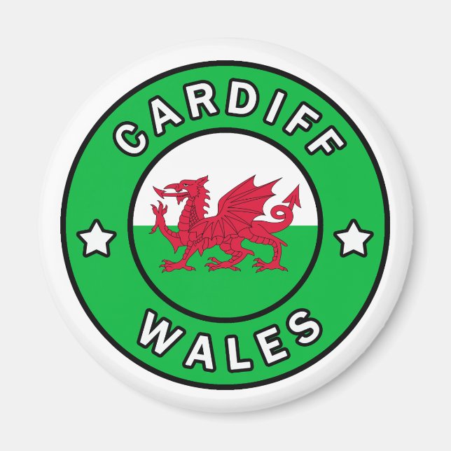 Cardiff Wales Magnet (Framsidan)